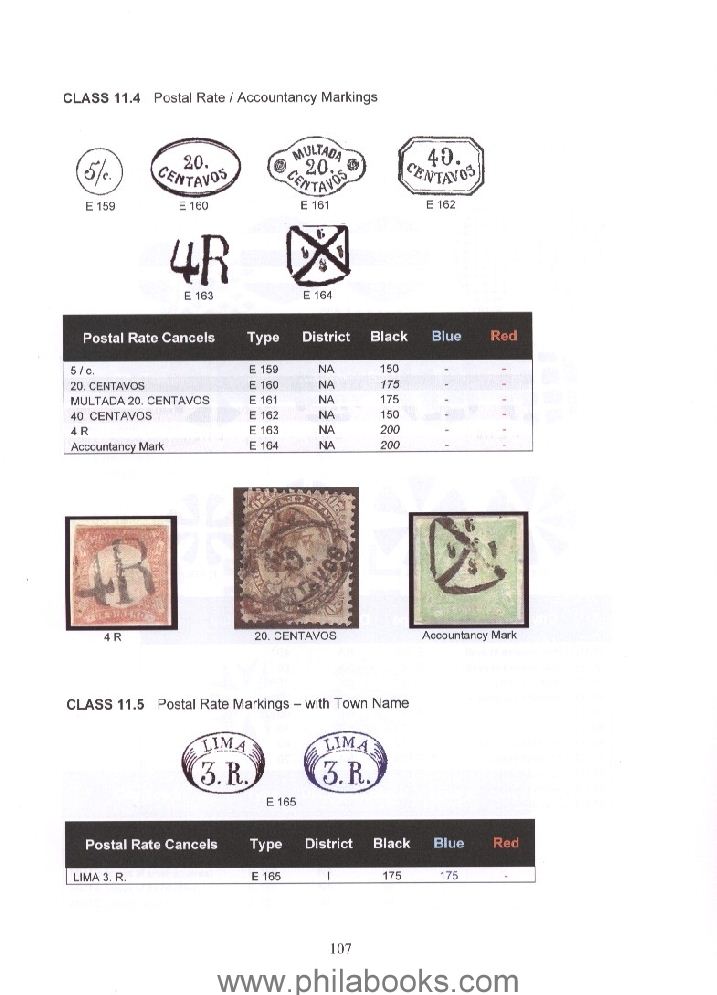 Emsing, E., Peru Cancellation Handbook 1858-1873, 2009, 120 p.+2 p...