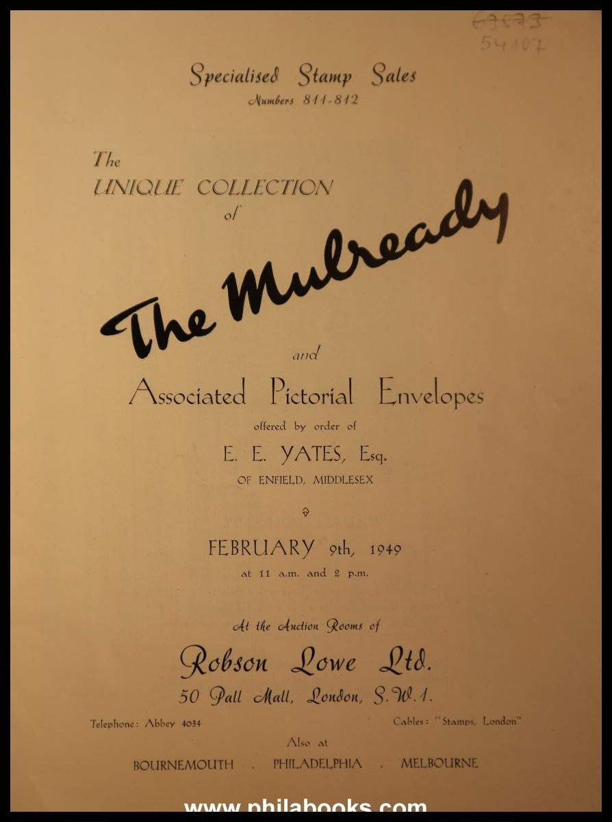 Robson Lowe, The Pictorial Envelope featuring The Mulready with th ...