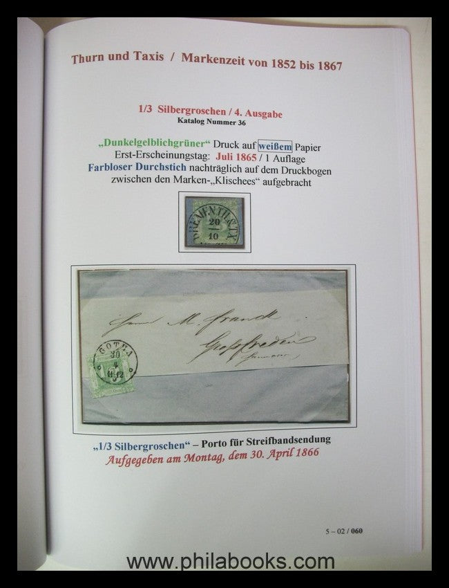Kutzleben, Bodo A.v., Spaziergang durch Thurn und Taxis, 1. Philat ...