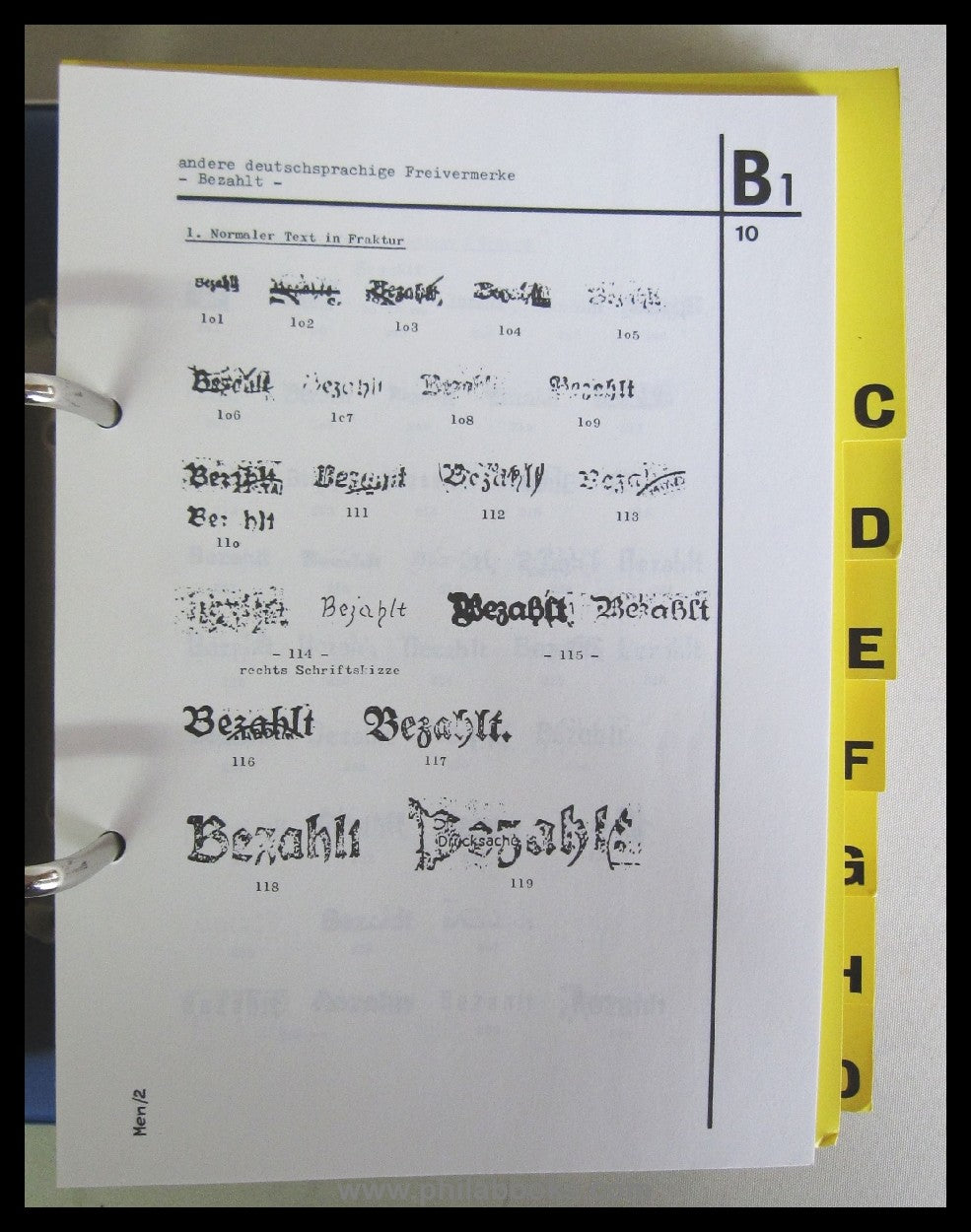 ArGe Barfrankaturen und Notentwertungen ab 1945, Handbuch Barfrank ...