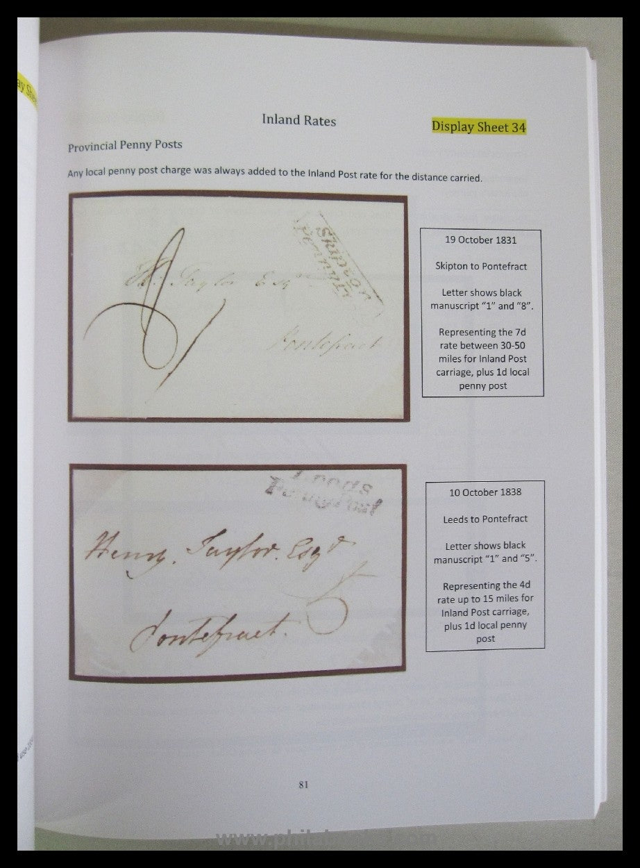 Clark. R., Rates to Reform- A Guide to the High Postage Rates in G ...