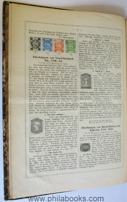Mustard, Leipzig, Illustrated Stamp Journal, Organ for the Ge...