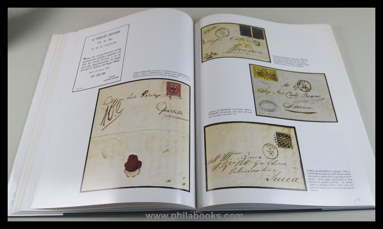 Vaccari, P., Modena, francobolli e Annullamenti 1852-1863, 1985, G ...