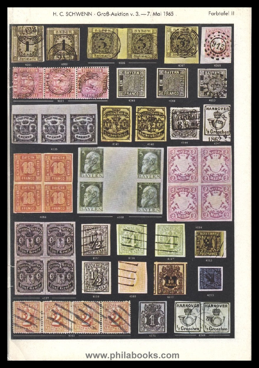 Schwenn, Auktion 001, 1965-05
