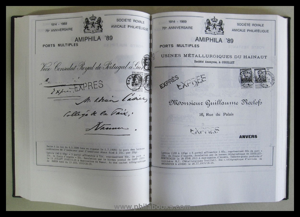 Expres Amphila '89, Society Royale Amicale Philatelique 1914-1989, ...