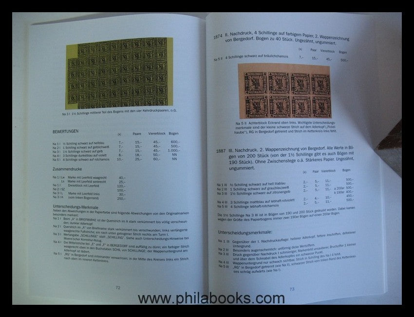 Hornhues, K.-H., Bergedorf. Katalog von der Vorphilatelie bis zum  ...