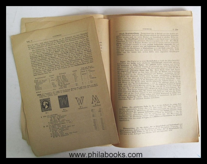 Rudolphi, H. von, Handbuch der Briefmarkenkunde, Lieferung 16/17,  ...