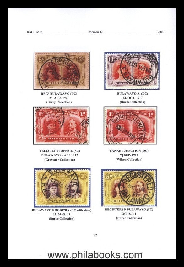 Burke/ Reah-Johnson/ Barry, Postmarks on the 1910-1913 'Double Hea ...