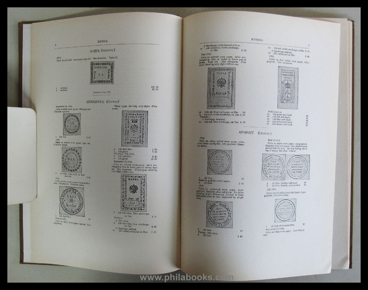 Herrick, WM, Russian Rural Stamps, fully illustrated and giving th ...