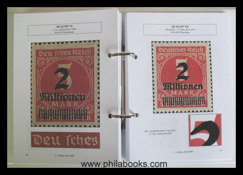 Bechtold, Günter: List of plate errors German Inflation 191 ...