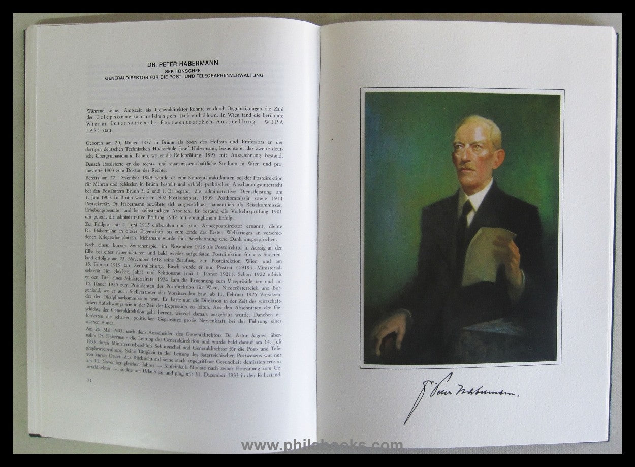 Popp, Dr. E./Lukner, Dr. K., 100 Jahre Generaldirektion für die Po ...