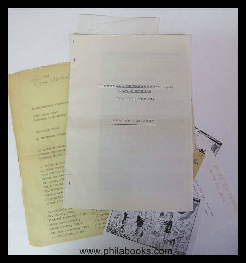 Small collection of documents from HANS HUNZIKER for the 7th Internatina...