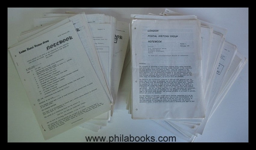 London Postal History Group Notebook, Rundbriefe der englischen Ar ...