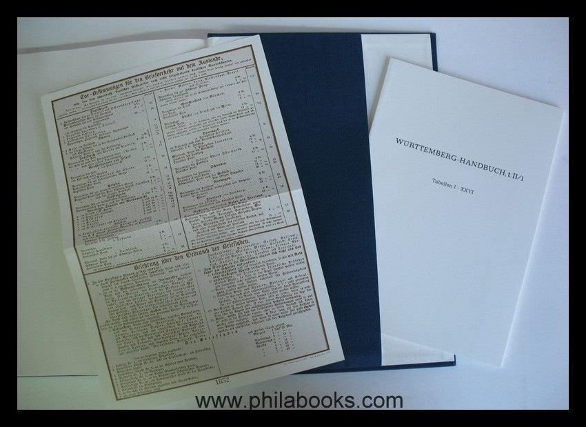 Brühl/Thoma, Handbook of Württemberg Philately, Cruiser Period (185...