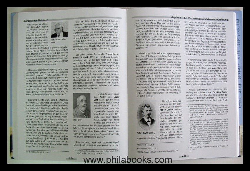 Maassen, W., Alfred Moschkau, philatelist, local historian and museum ...