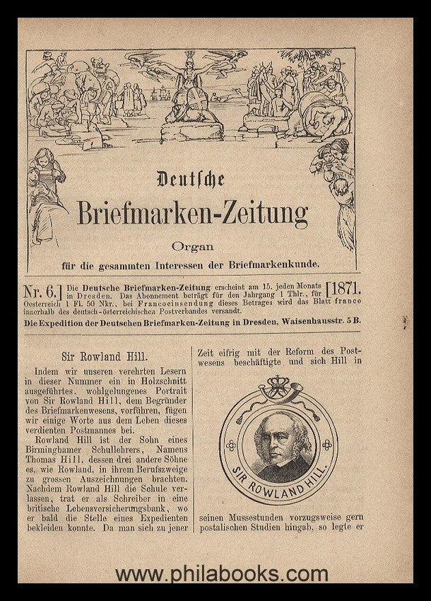 Deutsche Briefmarken-Zeitung, Organ für die gesammten Interessen d ...