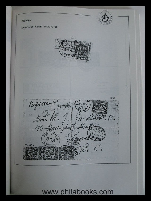 Nyasaland, Stempel Balaka- Zomba, TPO, Kopie der Sammlung Edward P ...
