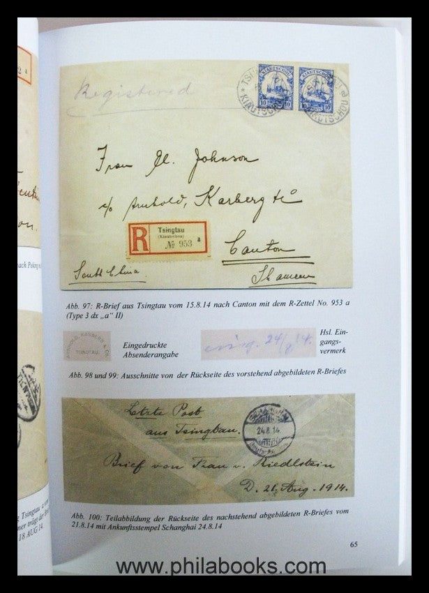 Knieper, M., Kriegspost Kiautschou, Eine Darstellung zur Postgesch ...