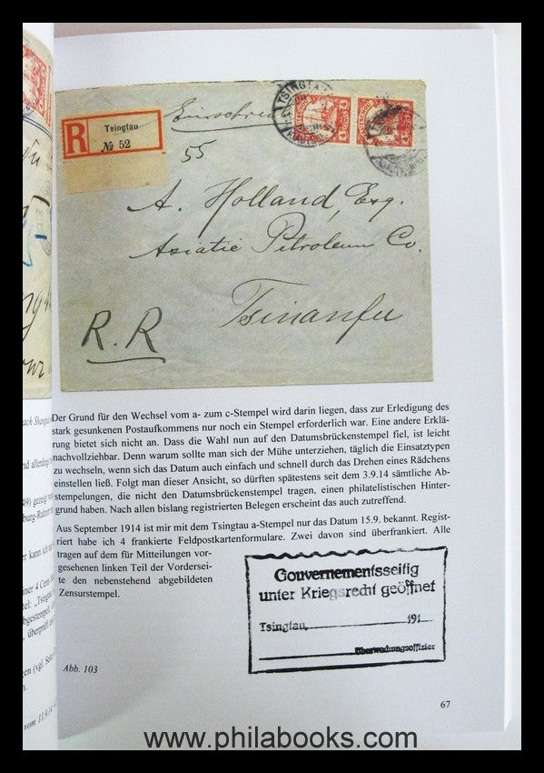 Knieper, M., Kriegspost Kiautschou, Eine Darstellung zur Postgesch ...