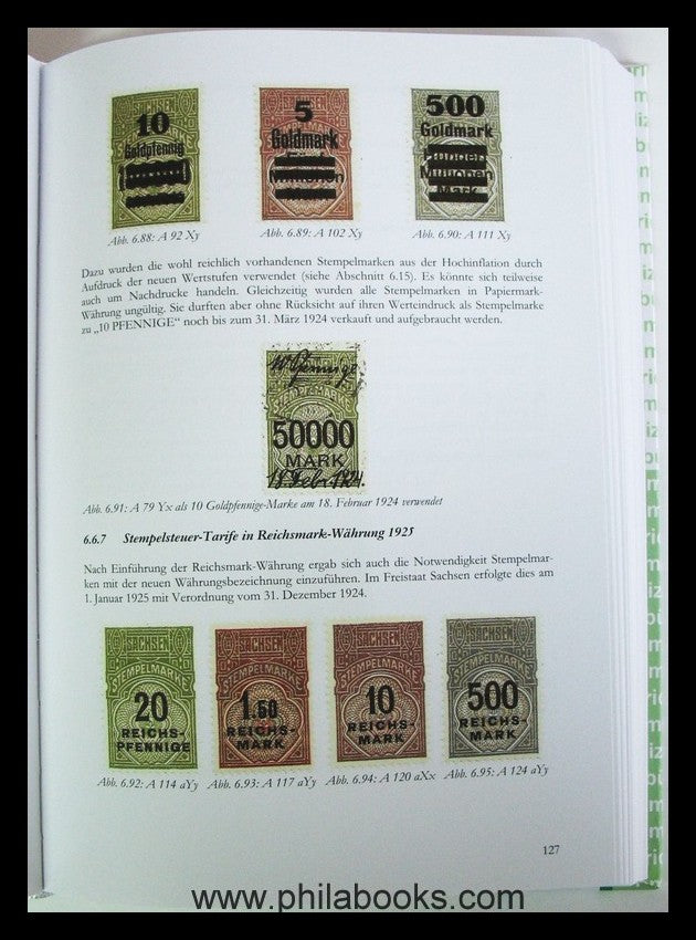 Eckert, S., Stempelgesetze und Gebühren in Sachsen von 1682 bis 19 ...