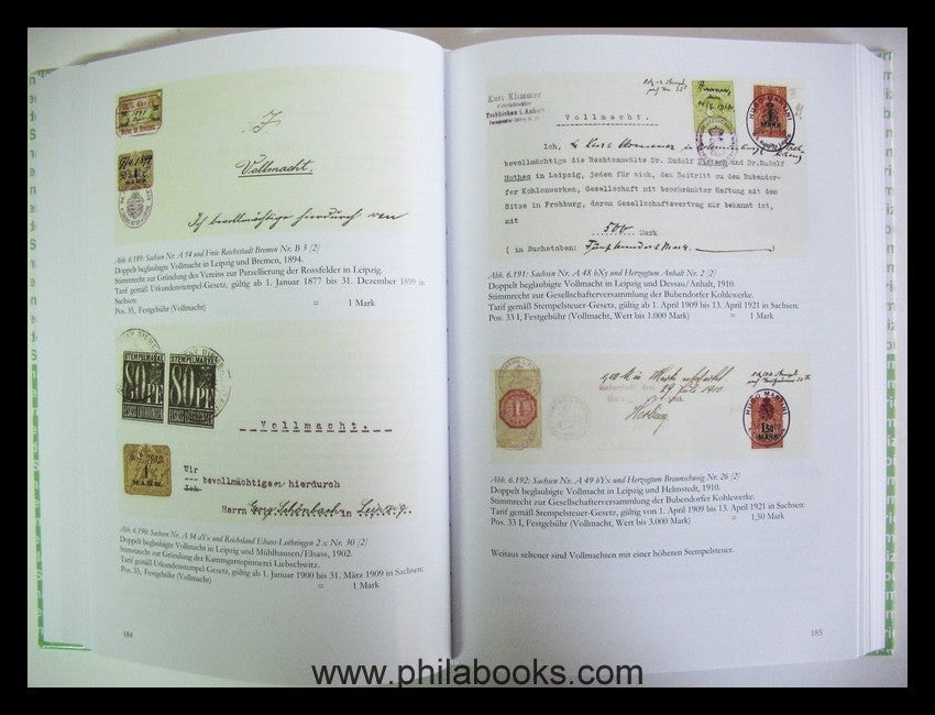 Eckert, S., Stempelgesetze und Gebühren in Sachsen von 1682 bis 19 ...