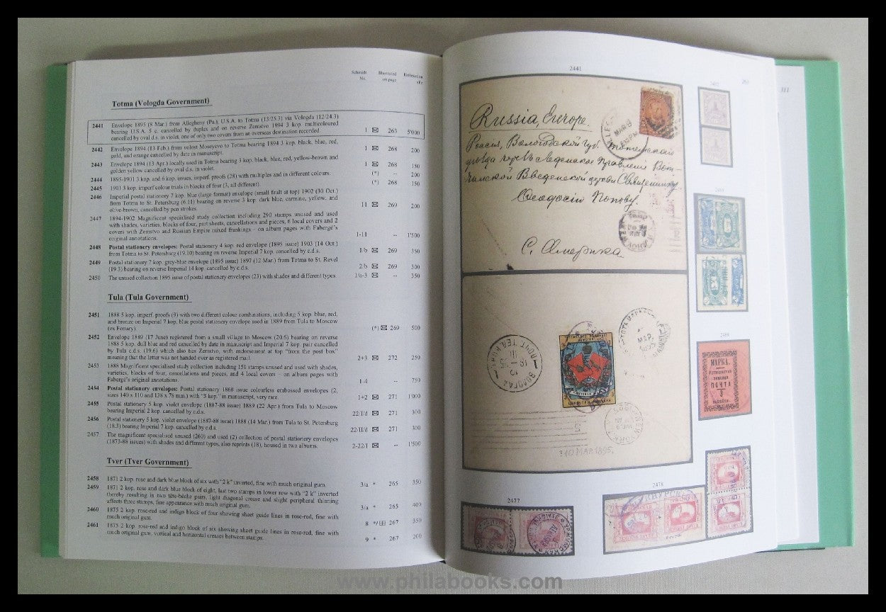 Corinphila, Auktion 120, 1999-12 'Fabergé', Russland, Zemvsto