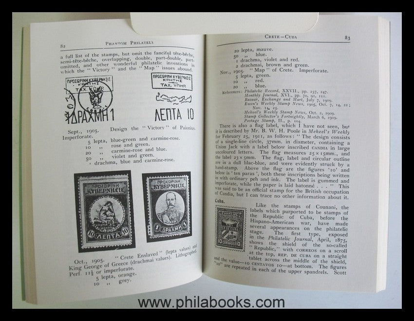 Melville, FJ, Phantom Philately, A Descriptive List of Stamps Th...