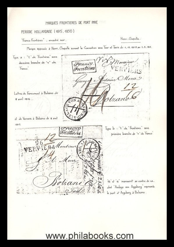 Delbeke, C., Study International Correspondenties, Grenskantoor ...