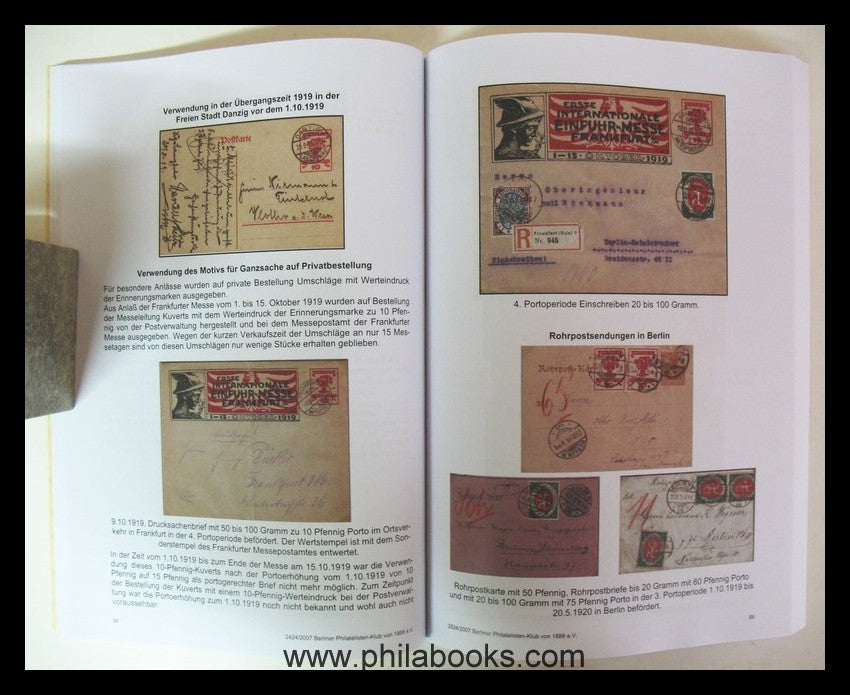 Berliner Philatelisten-Klub von 1888 e.v., Mitteilungen, 119. Vere ...