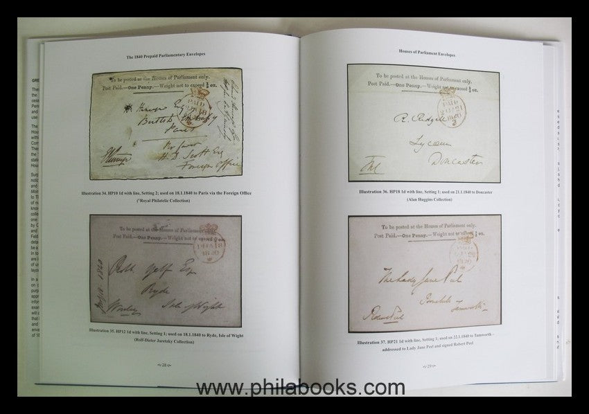 Huggins, A./ Klempka, E., Great Britain: The 1840 Prepaid Parliame ...