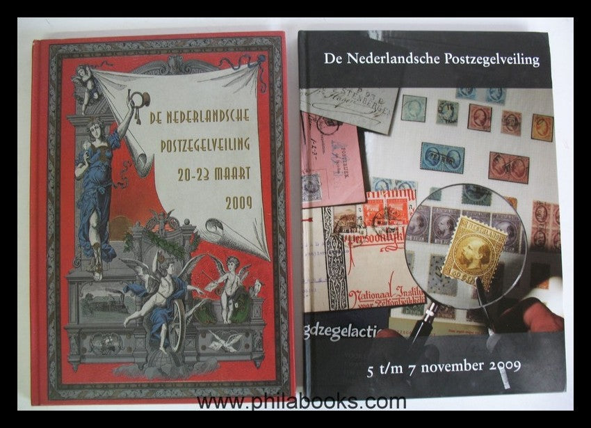 De Nederlandsche Postzegelveiling, hier 7 Hardcover-Kataloge aus d ...