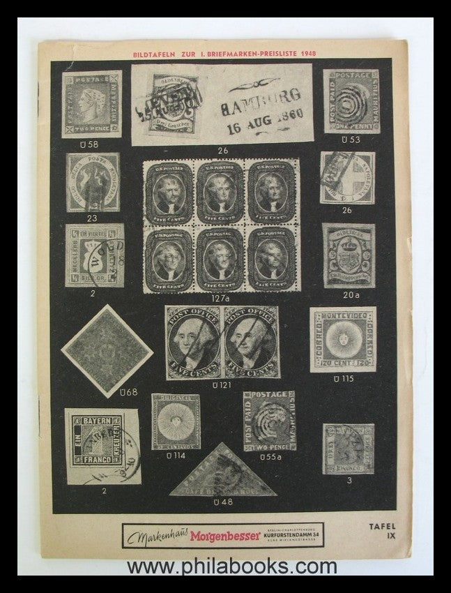 Morgenbesser, Das Spezialhaus für Raritäten, Erste Briefmarken Pre ...
