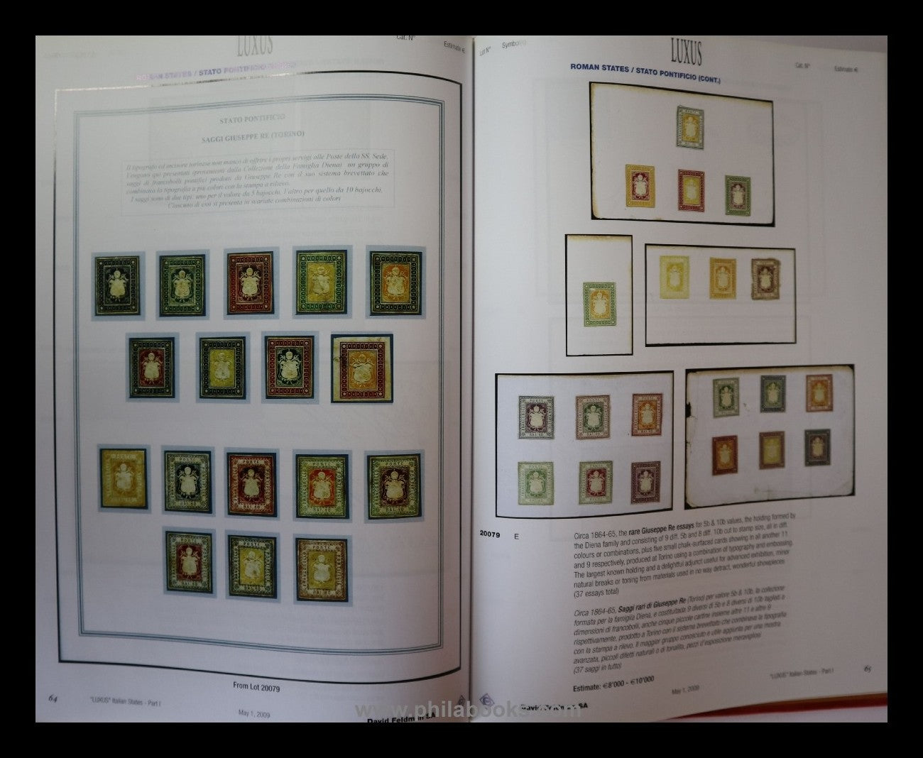 Feldman, Auktion, 2009-05 'The Pursuit of Perfection', Italien
