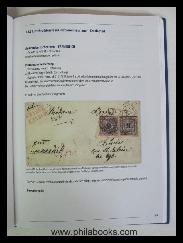 Heinrich, T., Briefpost im Königreich Württemberg 1851-1875, 2014, ...