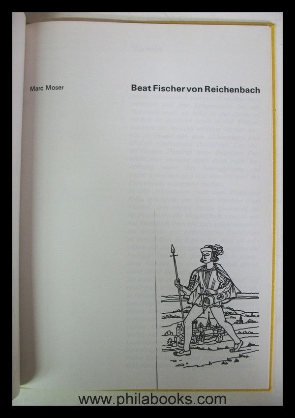 Moser, M., Beat Fischer von Reichenbach, ca 1980, 21 pages, with illustrations, ...