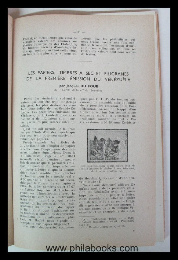 Les Études Philatéliques et Annales Internationales de la Timbrolo ...