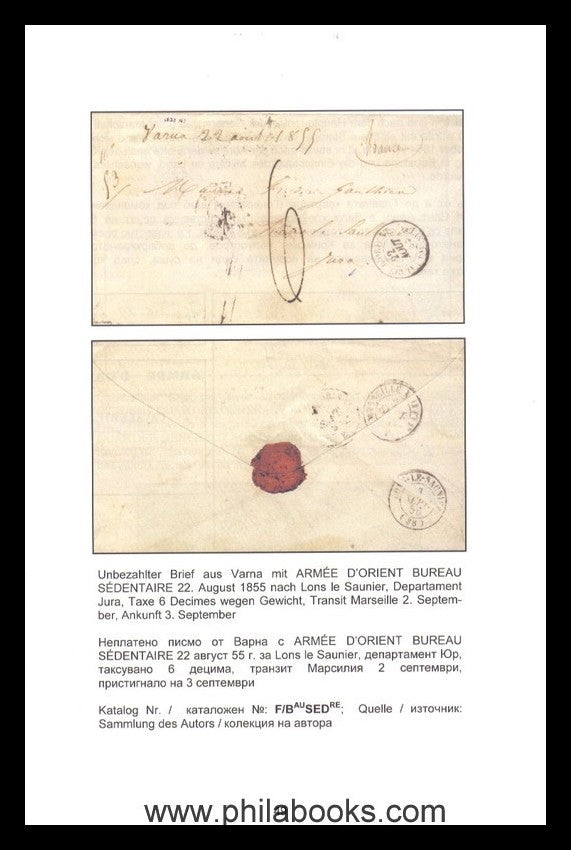 Popov, Dr. G., Der Krimkrieg in Bulgarien, philatelistisches Handb ...