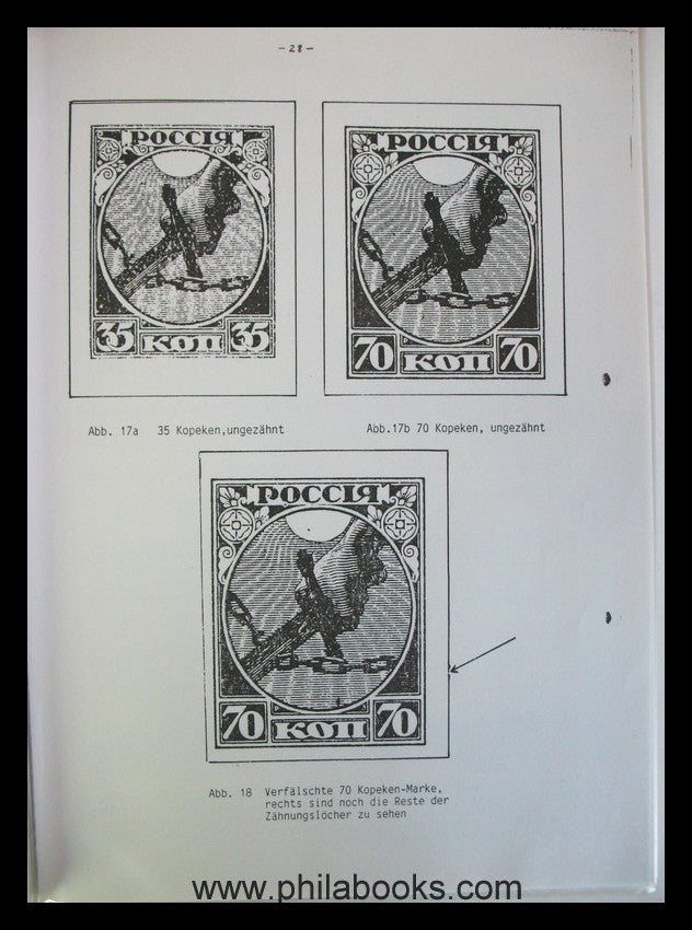Sammlerunterlagen Russland, hier der Teil 'Kettensprenger-Ausgabe, ...