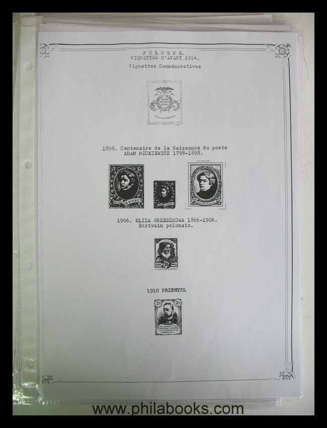 Russland Vignetten vor 1914, Kopie einer Spezialsammlung, dabei au ...