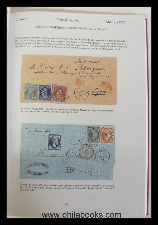 Chauvet, M., Les tariffs hélléniques des lettres internationales 18 ...