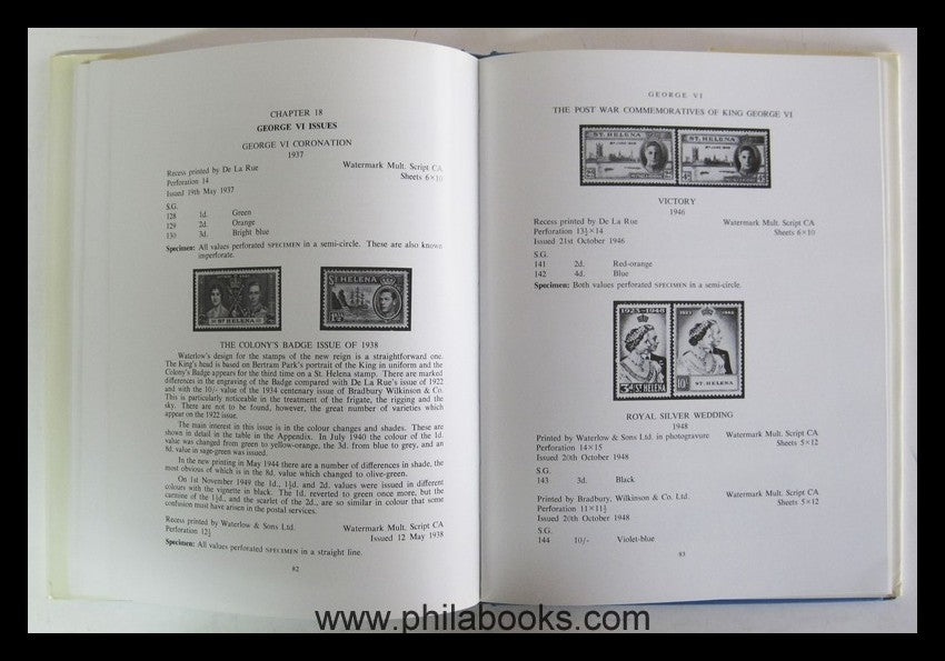 Hibbert, E., St. Helena Postal History and Stamps, 1979, Robson Lo...