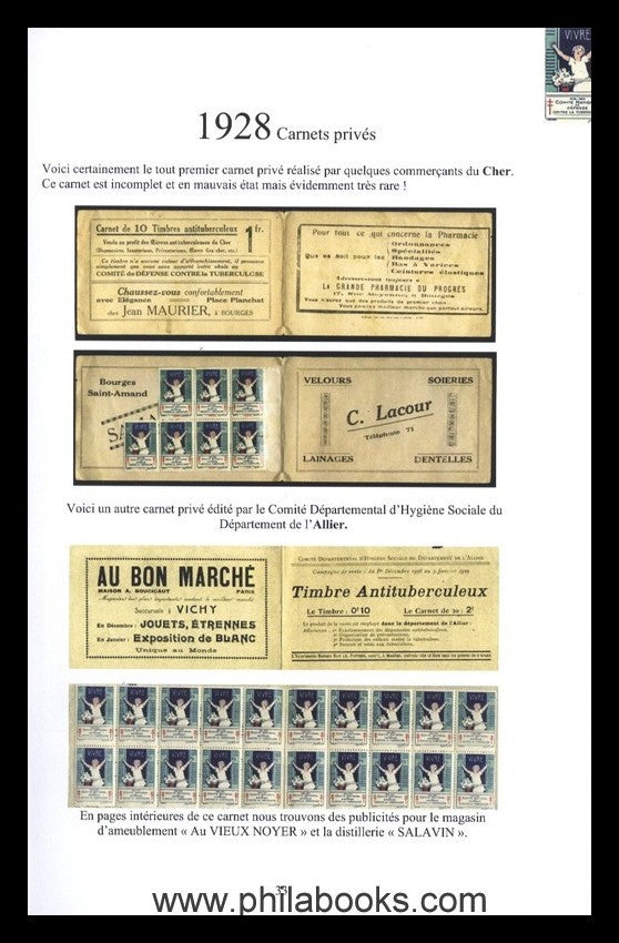 Coutan, L., Les campaigns du timbre antituberculeux Francais du 20 ...