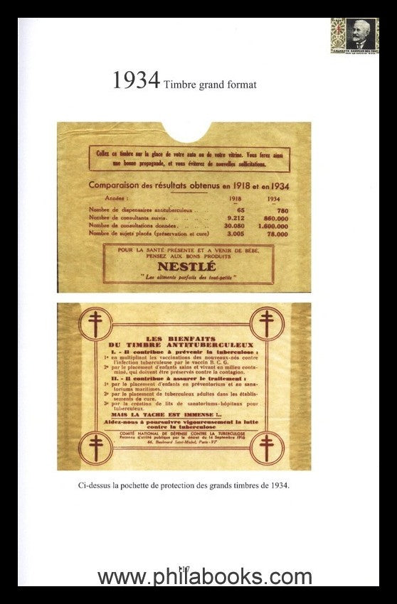 Coutan, L., Les campaigns du timbre antituberculeux Francais du 20 ...