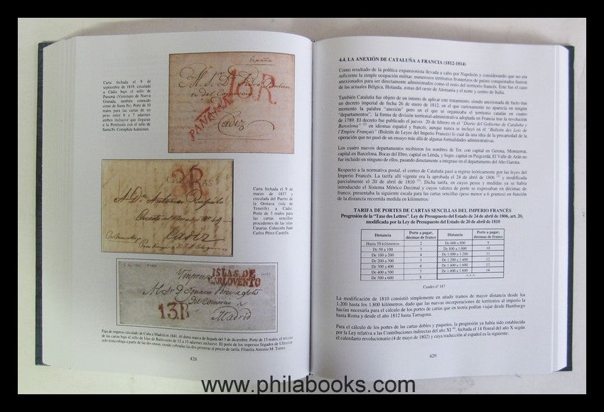 Gracia Herráiz, J. A., Manual de las Tarifas Postales de Espana y  ...