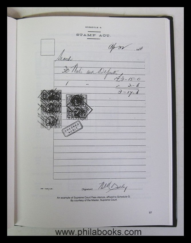 Dzelme, J., The Fiscal Stamps of Western Australia, 1987, 146 S.,  ...
