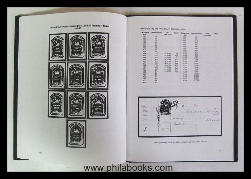 Dzelme, J., The Fiscal Stamps of Western Australia, 1987, 146 S.,  ...