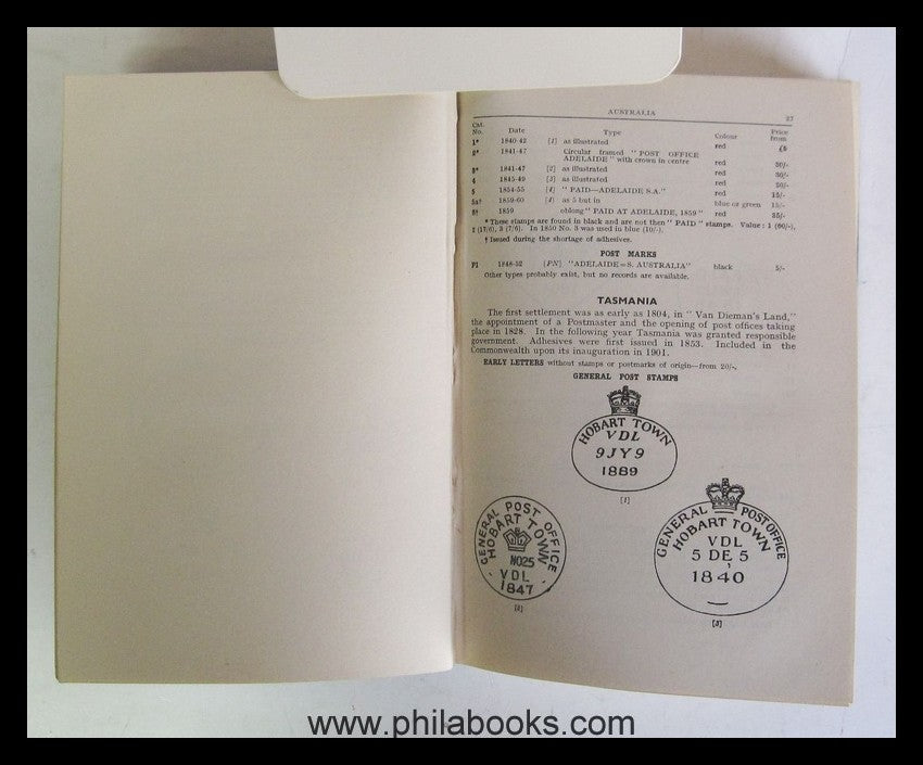 Lowe, Robson: Handstruck Postage Stamps of the Empire 1680-1900 (P ...