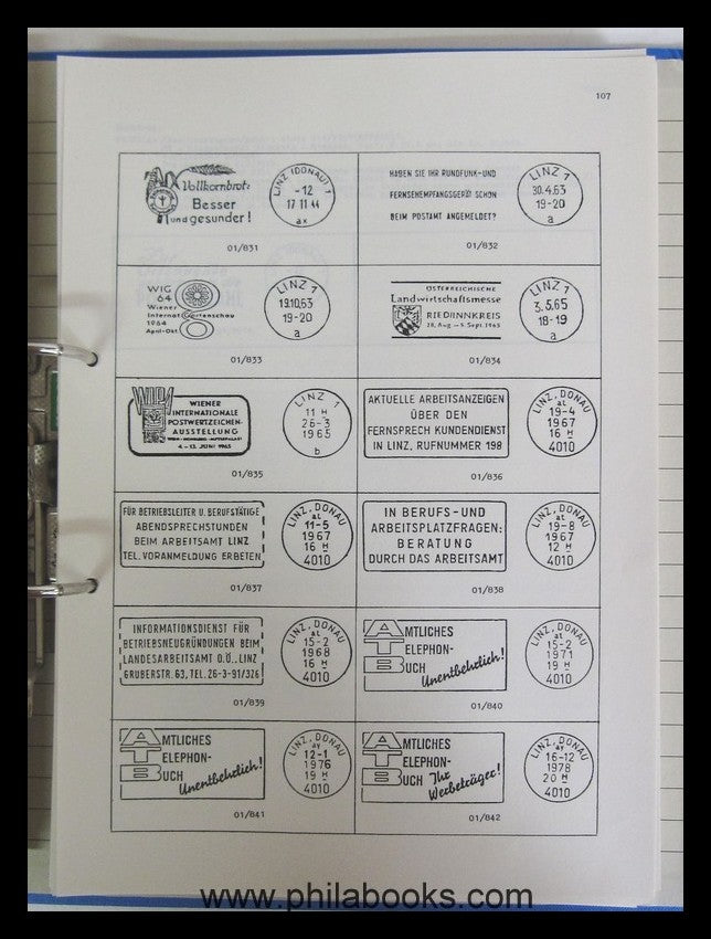 Forstner, E., Die Stempel, Rekozettel und sonstigen postalischen A ...