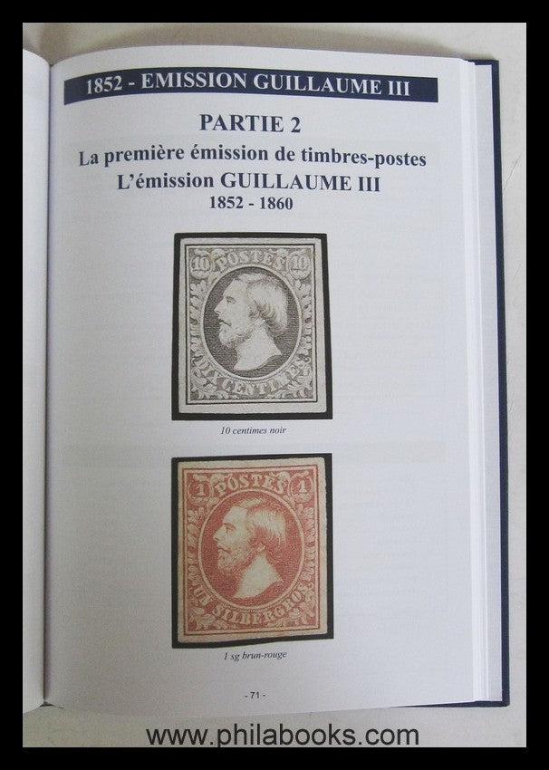 Goebel, R., Catalog spécialisé du Luxembourg, Volume I Des Origi ...