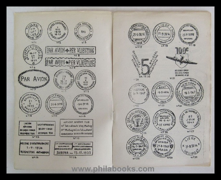 Godinas, F., Catalogue de Poste aérienne, Timbres-Aérogrammes - Be ...
